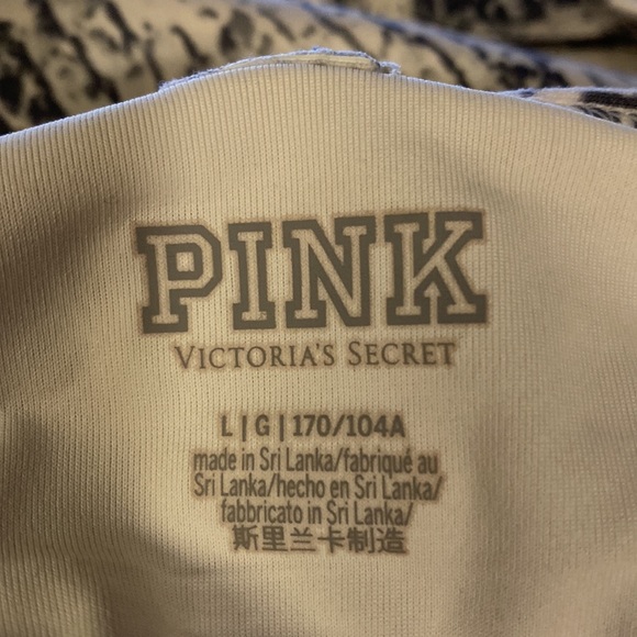 PINK Victoria's Secret Buttery Soft Brami Tank Top Snake Skin Print Sz Large EUC - Picture 7 of 7